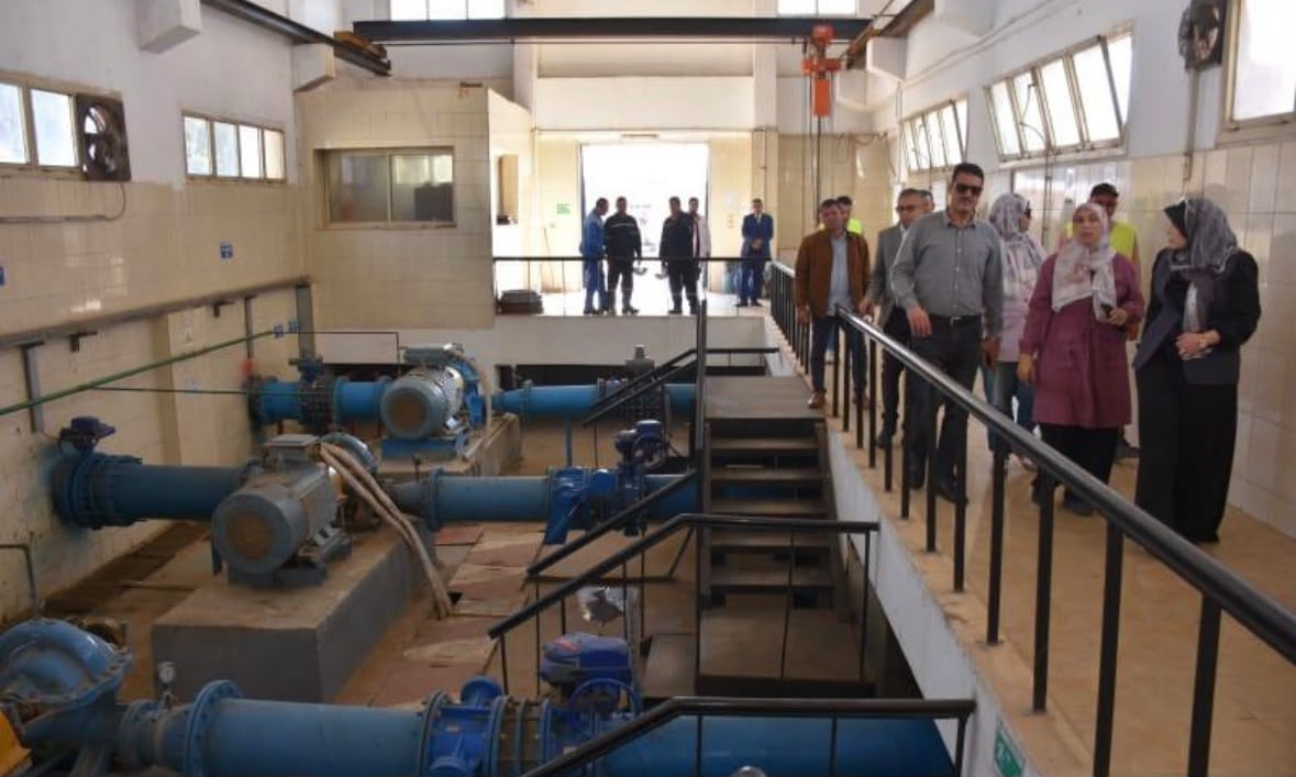 Deep well pumping station